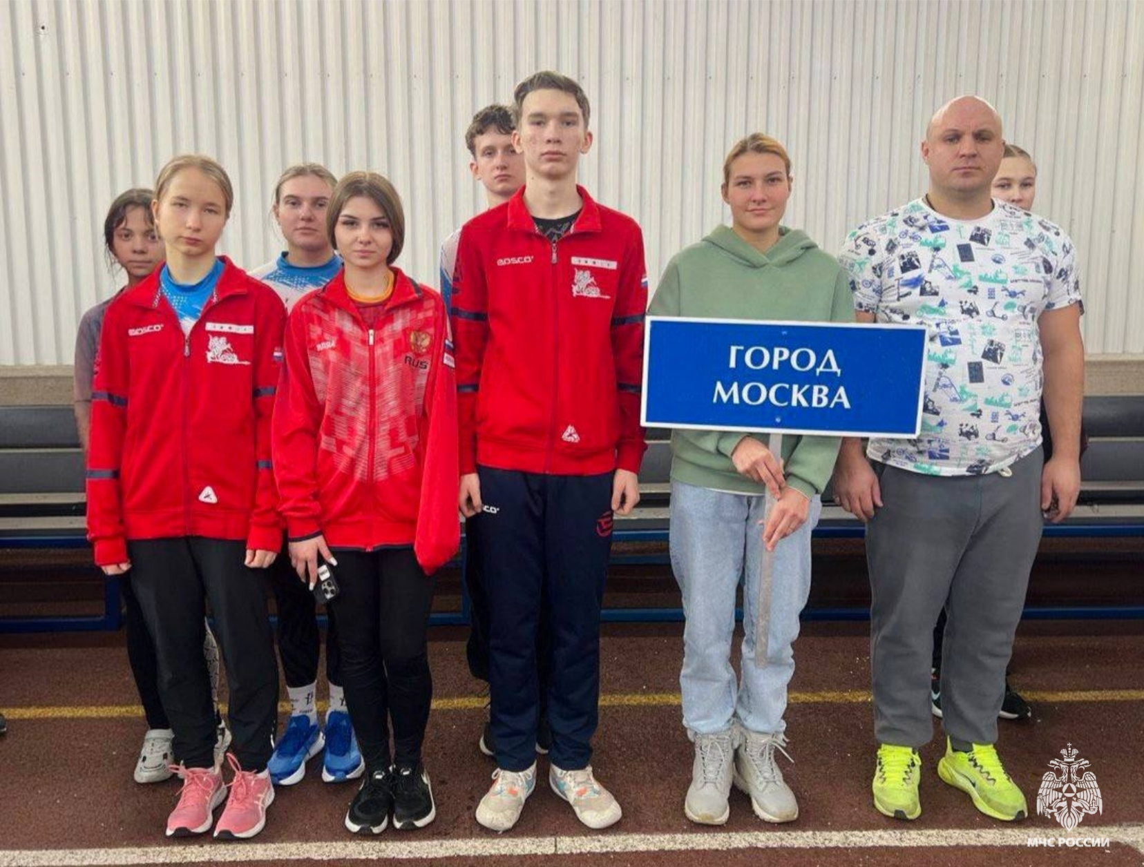 Юная сборная Москвы на «Крещенских забегах»