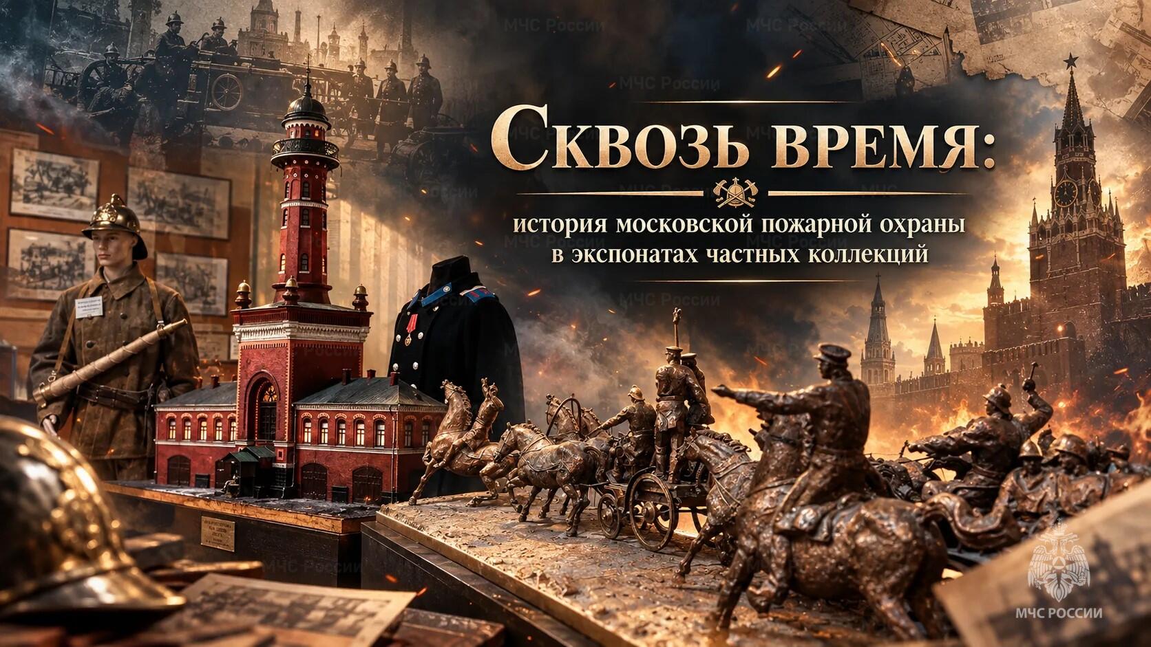 Сквозь время: история московской пожарной охраны в экспонатах частных коллекций Сквозь время: история московской пожарной охраны в экспонатах частных коллекций