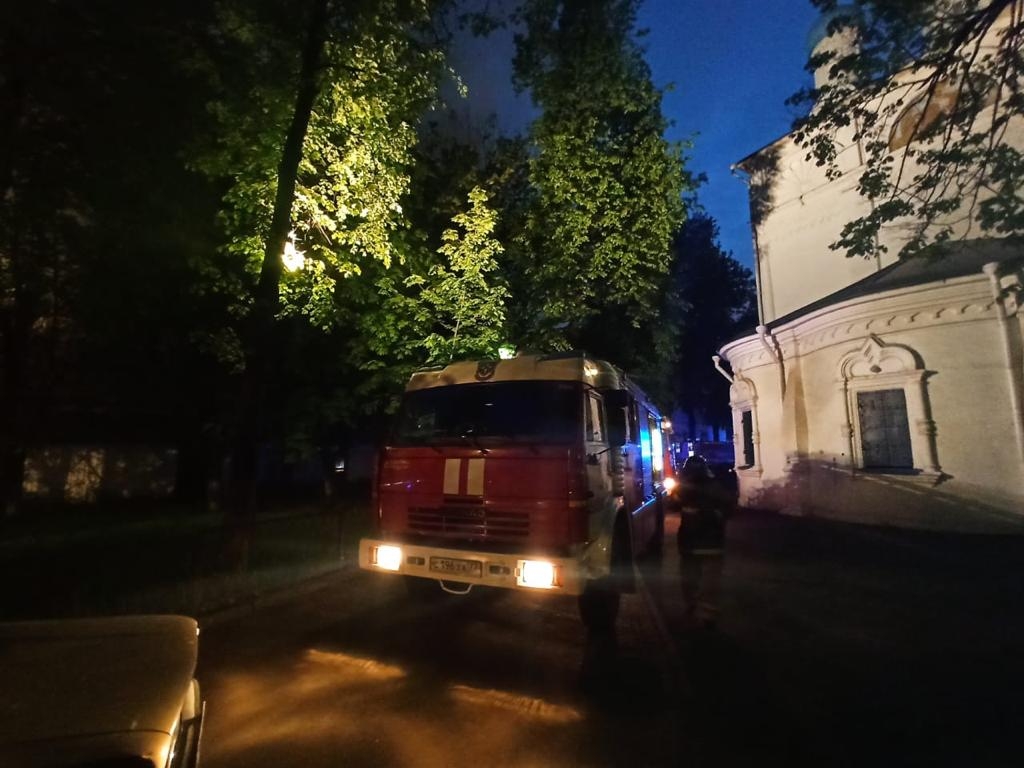 Пожар в здании