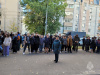 Тренировку действий в случае пожара провели сотрудники Государственного пожарного надзора в студенческом общежитии