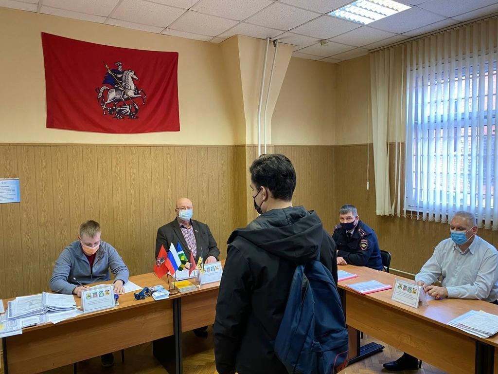 Заседание призывной комиссии района Люблино